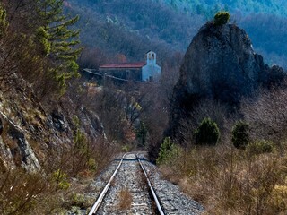 Canvas Print - rails railway pijana pruga