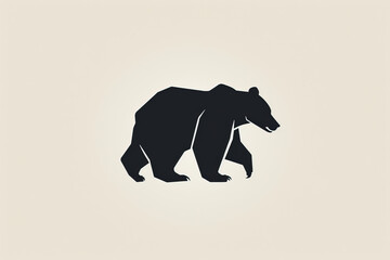 Poster - Beautiful and unique bear logo.