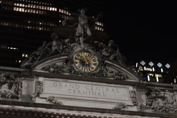 Facade of Central Station in Manhattan