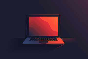 Elegant and unique computer logo.