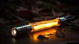 Fototapeta  - Glowing pocket torch light