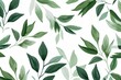 Watercolor designer elements set collection of green leaves, greenery art foliage natural leaves herbs in watercolor style. Decorative beauty elegant illustration for design