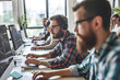 © Marcus - Focused Programmers in Tech-Driven Office