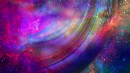 Wall Mural - cosmic gradient wave abstract background