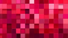 Viva Magenta PANTONE 18-1750 Color Of The Year 2023 Tint, Shade And Tone Palette Guide Swatch Chart Concept. Abstract Monochrome Dynamic Crimson Carmine Red Geometric Square Mosaic Banner Background