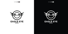 Eagle Eyes Bird Hawk Logo Design Vector Inspiration
