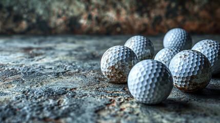 Wall Mural - golf ball on the tee