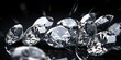 A collection of shiny diamond-like gems Generative AI