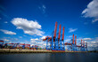 Container-Terminal im Hamburger Hafen 
