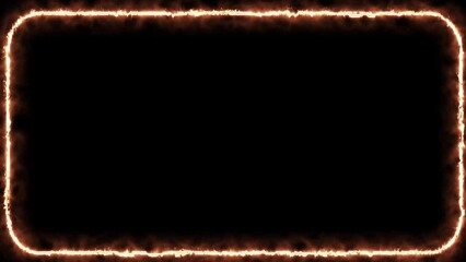 Wall Mural - frame made of fire