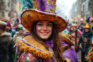 Frau Carneval in Brasilien