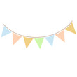 © VasilisaStArt - Bunting, party flags, ribbon