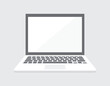 © Pic_Art - Laptop flat vector icon illustration