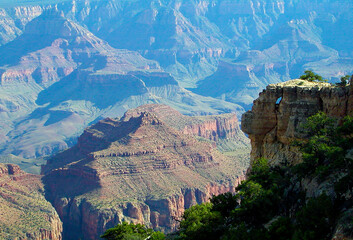 Sticker - View of the Grand Canyon, South Rim, Arizona, United States