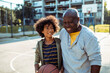 © Davor - Father and son bonding over basketball in park