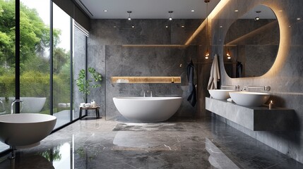 Wall Mural - interior of bathroom