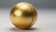 golden sphere or ball on white background