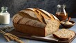organic homemade whole wheat bread