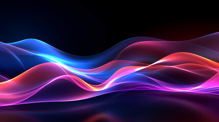 Wall Mural - Technology abstract graphic poster web page PPT background, technology background