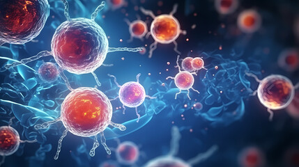 Wall Mural - Technology abstract graphic poster web page PPT background, technology background