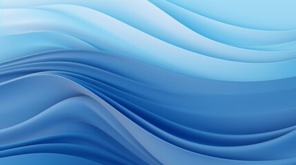 Minimalistic Ocean Waves Wallpaper Illustration AI Generated