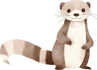 Aufkleber - Ferret created with Generative AI technology