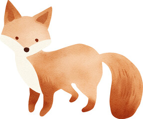 Aufkleber - Fox created with Generative AI technology