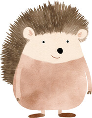 Fototapete - Hedgehog created with Generative AI technology