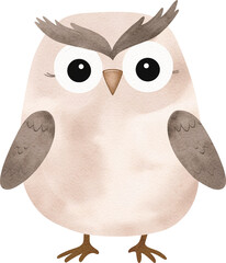 Aufkleber - Owl created with Generative AI technology