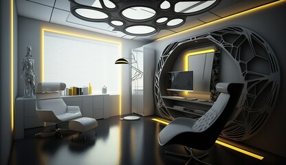 Wall Mural - a modern doctor's office, luxurious environment, beautiful lights