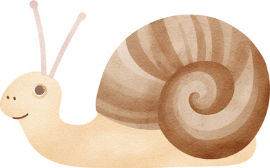 Aufkleber - Snail created with Generative AI technology