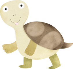 Aufkleber - Turtle created with Generative AI technology