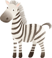 Fototapete - Zebra created with Generative AI technology