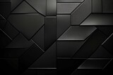 Fototapeta Przestrzenne - Close-up black metallic object, abstract wall pattern background
