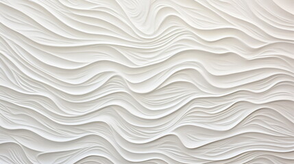 Wall Mural - white background with texture wave - Generative AI