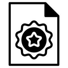 Sticker - certificated document