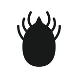 Fototapeta  - dog flea icon vector