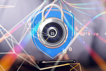 Fototapete - padlock