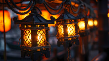 Ropes And Strings Of Lanterns That Give An Artistic Touch