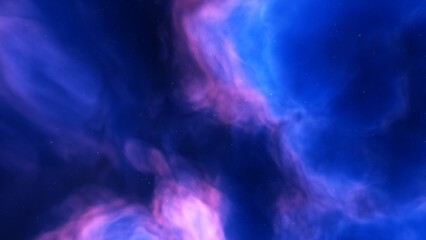 nebula gas cloud in deep outer space
