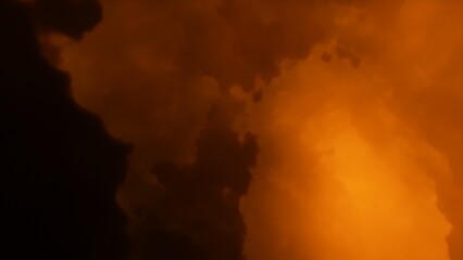 nebula gas cloud in deep outer space

