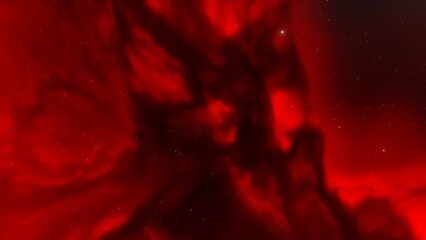 nebula gas cloud in deep outer space
