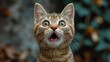 © PicTCoral - Young Crazy Surprised Cat Make Big, Desktop Wallpaper Backgrounds, Background HD For Designer