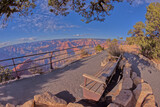 Fototapeta Na ścianę - Sitting Bench at Hopi Point at Grand Canyon AZ
