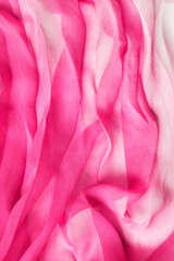 Poster - Pink draped chiffon