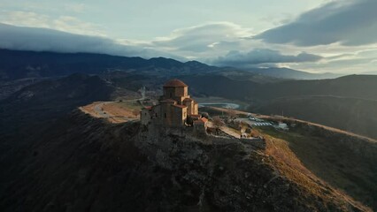 Poster - Jvari monastery drone view