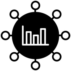 Poster - Analytics solid glyph icon