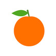 Orange icon vector. Fruits illustration sign. Vitamins symbol. Vegetarian logo. Food mark.