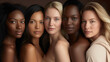 © Elaine - Portrait of diverse group Of beautiful women
