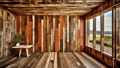 Wall Mural - Transforming Spaces with the Allure of Captivating Wooden Textures